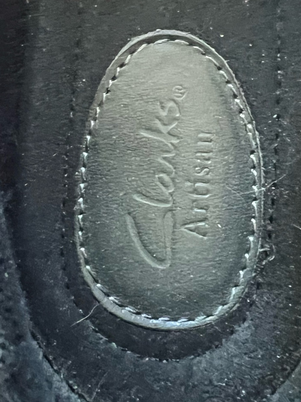 Clarks Aritsan Slip-On Leather Loafers in Dark Gray - Picture 2 of 4